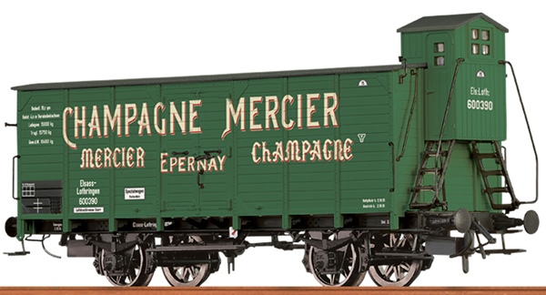 Brawa 49775 - French Covered Freight Car CHAMPAGNE MERCIER