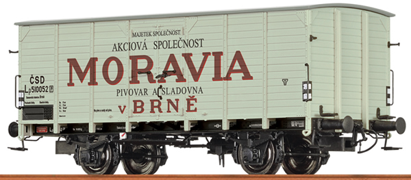 Brawa 49777 - Czechoslovakian Covered Freight Car MORAVIA of the CSD