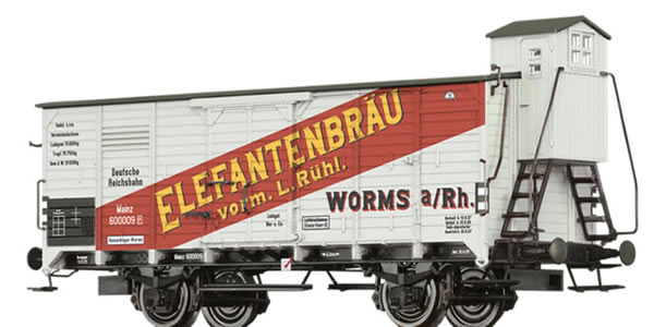 Brawa 49811 - German Covered Freight Car Bierwagen Elefantenbrau 
