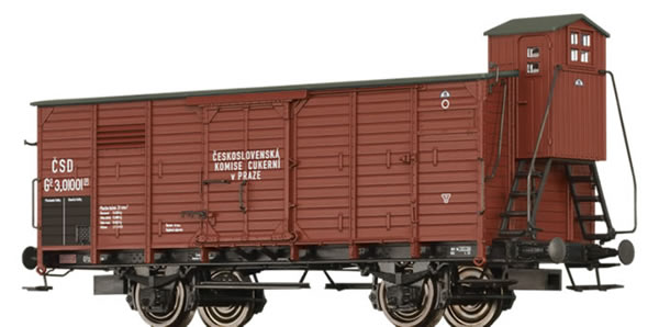 Brawa 49839 - Covered Freight Car Go eskoslovenska Komise Cukerni v Praze