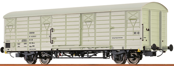 Brawa 49902 - German Covered Freight Car INTERFRIGO KÜHLWAGEN of the DR