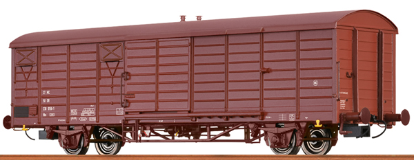 Brawa 49906 - German Covered Freight Car HBS 2301 Crew Car of the DR