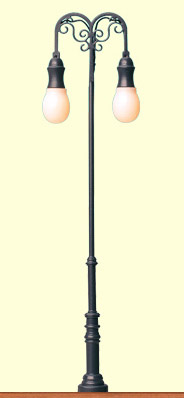 Brawa 5823 - Two-arm Park Lamp, Set of 2