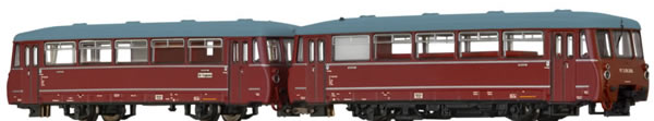 Brawa 64324 - German Diesel Railcar VT 2.09 and VS 2.09 of the DR 