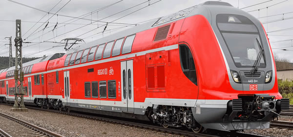 Brawa 64501 - German TWINDEXX Vario Double-Deck Middle Wagon 2nd Cl. DB AG (addition to 3-unit train) 