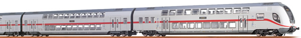 Brawa 64507 - German 3pc TWINDEXX Vario IC-Double-Deck Train of the DB AG