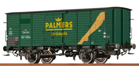 Brawa 67415 - Covered Freight Car G 10 “Palmers” BBÖ