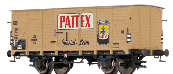Brawa 67423 - German Covered Goods Wagon Pattex of the DB