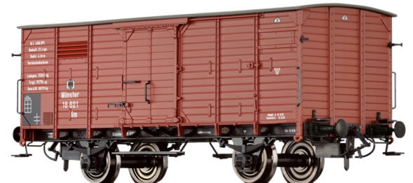 Brawa 67440 - German Covered Goods Wagon Gm of the KPEV