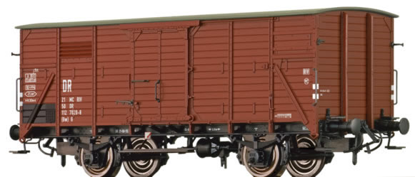 Brawa 67444 - German Covered Goods Wagon G of the DR