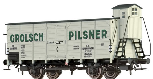 Brawa 67458 - Beer Car Grolsch Pilsener NS 