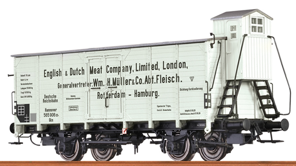 Brawa 67459 - German Reefer Car English&Dutch Meat of the DRG