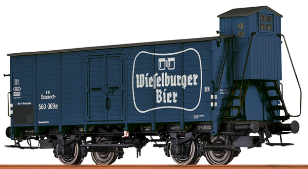 Brawa 67461 - German Covered Freight Car WIESELBURGER of the BBO