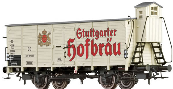 Brawa 67472 - Beer Car G10 Stuttgarter Hofbräu DB 