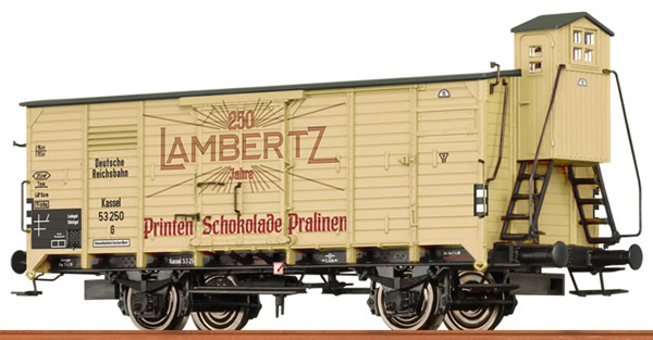 Brawa 67489 - German Covered Freight Car G LAMBERTZ of the DR