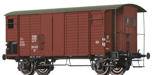 Brawa 67851 - Covered Freight Car K2 SBB 