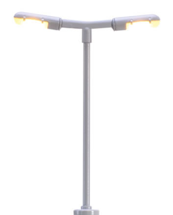 Brawa 83002 - Platform Light, Double, plug-in base with LED