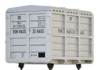 Brawa 93708 - German Container Load Von Haus zu Haus of the DB