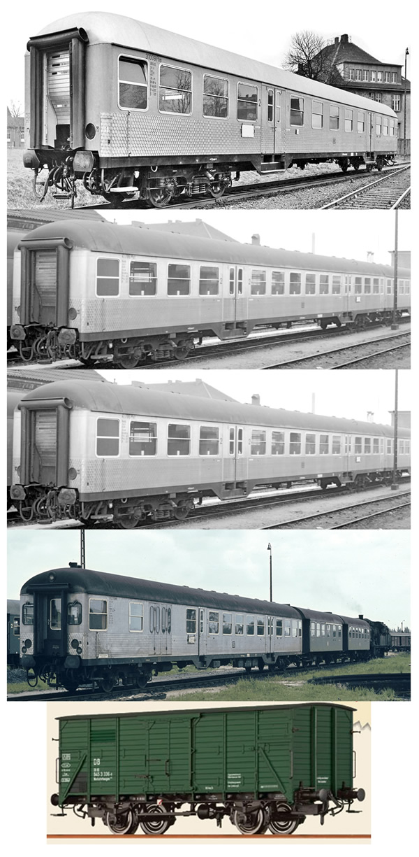 Brawa B1907 - German SILBERLING Train Set of the DB - SILVER