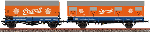 Brawa B2004 - H0 Freight Car Set DB III Brandt [2]