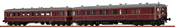 2pc German Railcar VT 60.5+945 of the DB (Sound Decoder)