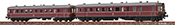 German Diesel Railcar BR 660 and Trailer 945 of the DB (DCC Sound Decoder)