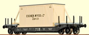 H0 Flat Car incl. freight, SBB, I