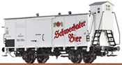 Austrian Covered Freight Car Schwechater Bier BBÖ