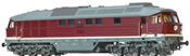 German Diesel Locomotiv 232 of the DR (Sound)