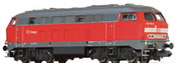 German Diesel Locomotive BR 216 of the DB-AG (Sound)