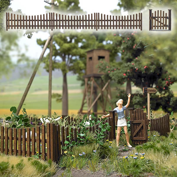 Busch 10241 - Wooden Garden Fence