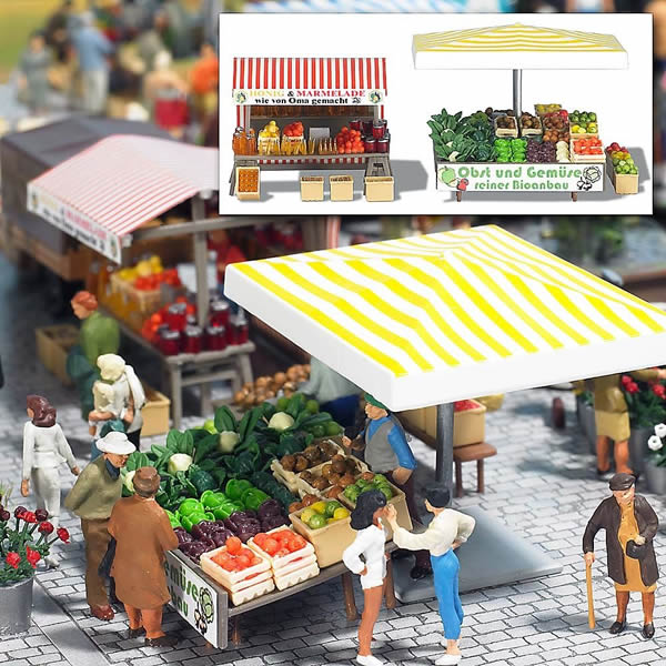 Busch 1071 - Market Stand »Fruit & Vegetable«