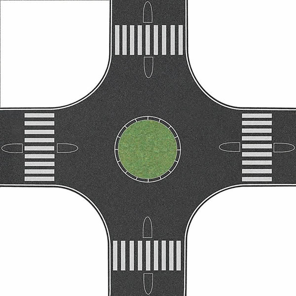 Busch 1101 - Roundabout (traffic circle)