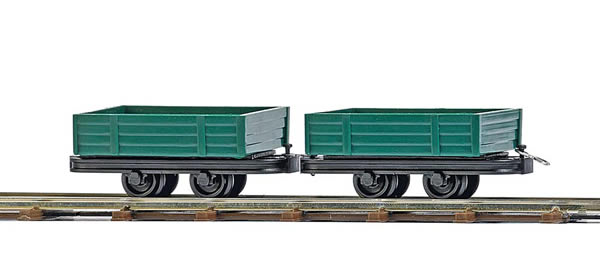 Busch 12206 - Two Low-Sided Platform Wagons