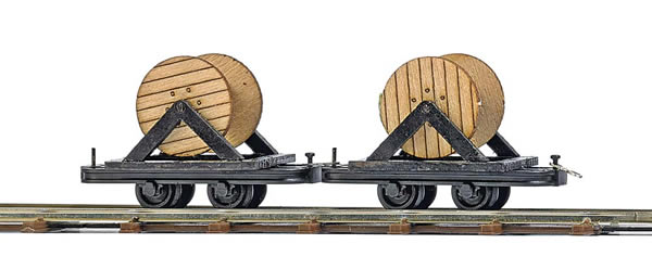 Busch 12208 - Two Wagons with Cable Reels
