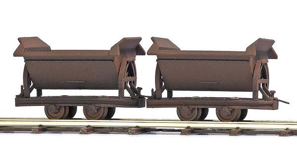 Busch 12215 - 2 »Rusty« Tipper Wagons