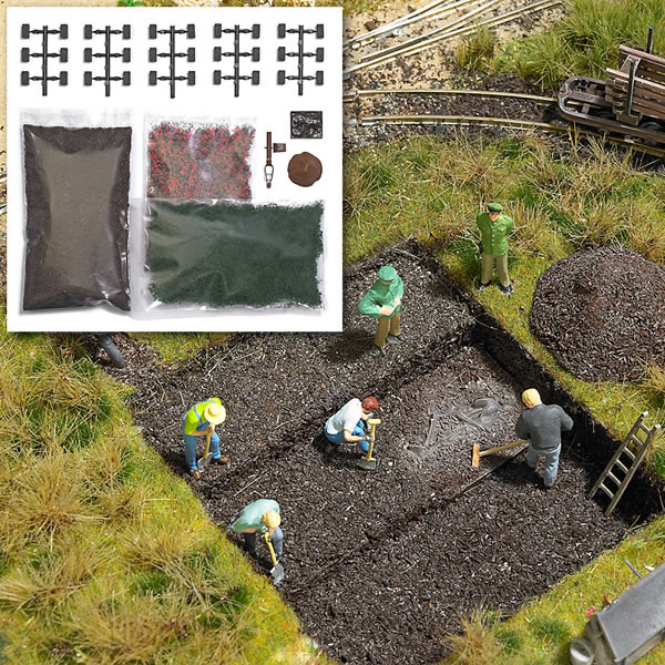 Busch 1251 - Peat Bog Scene w/Discovered Corpse