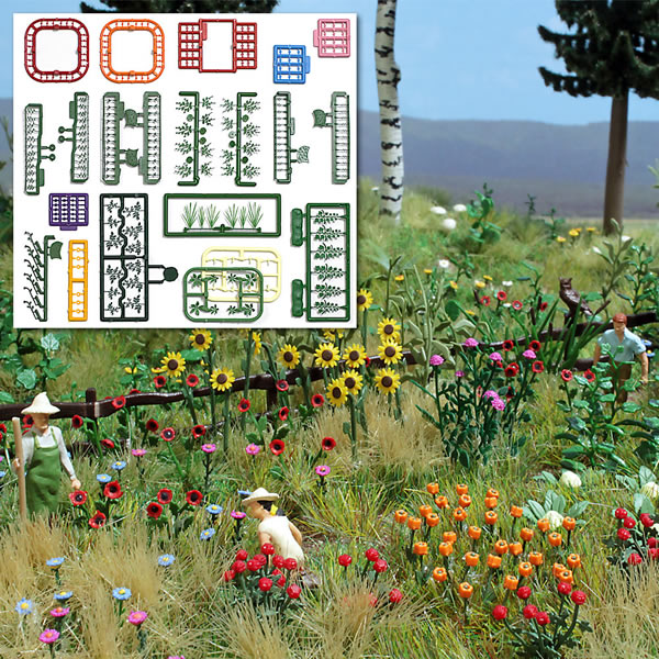 Busch 1258 - Flower & Plant Set