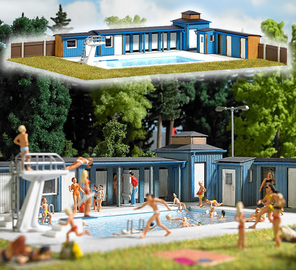 Busch 1433 - Open-Air Swimming Pool