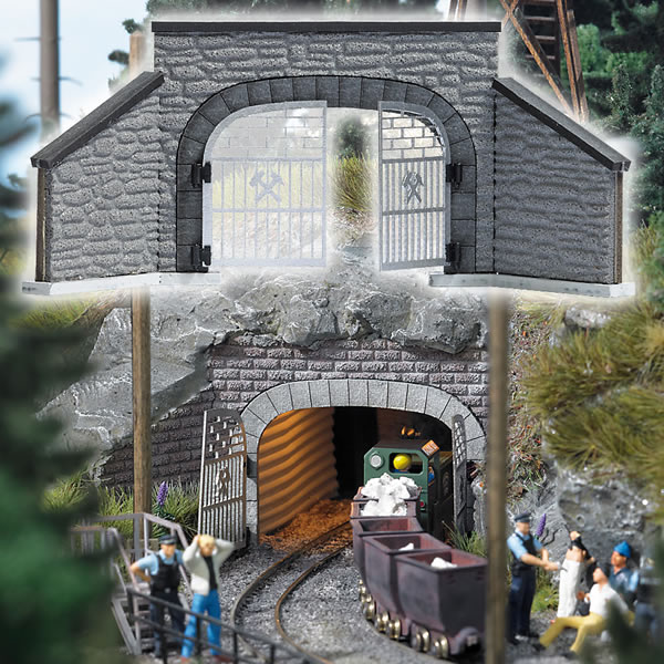 Busch 1471 - Mine Entrance 2 Rail