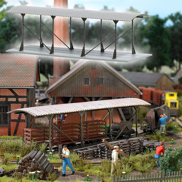 Busch 1543 - Shelter for Engines and Wagons