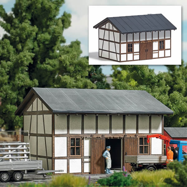 Busch 1553 - Half-timbered storage shed