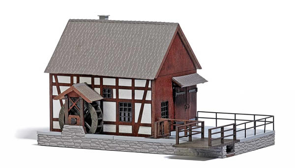 Busch 1576 - Half-Timbered Water-Powered Mill