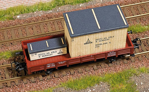 Busch 1685 - Freight Material: West German Wooden Crates