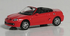 Busch 38390 - 2007 MG TF Roadster -- Red 