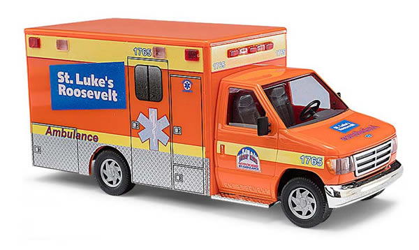 Busch 41839 - Ford E-350 St. Luke Ambulance NY