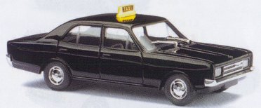 Busch 42006 - Taxi Opel Record black