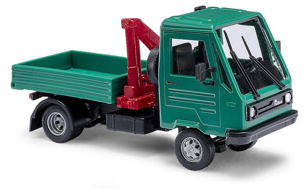 Busch 42221 - Multicar with flatbed and crane