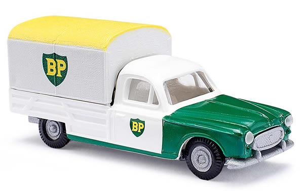 Busch 42303 - Peugeot 403 with flatbed / tarp BP