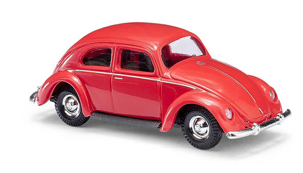 Busch 42710 - VW Beetle with oval window 1951, red